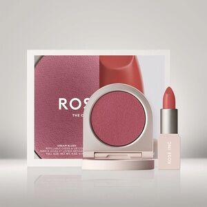 Rose Inc The Cream Color Gift Set Cream Blush Hibiscus Lipstick Poetic Lip